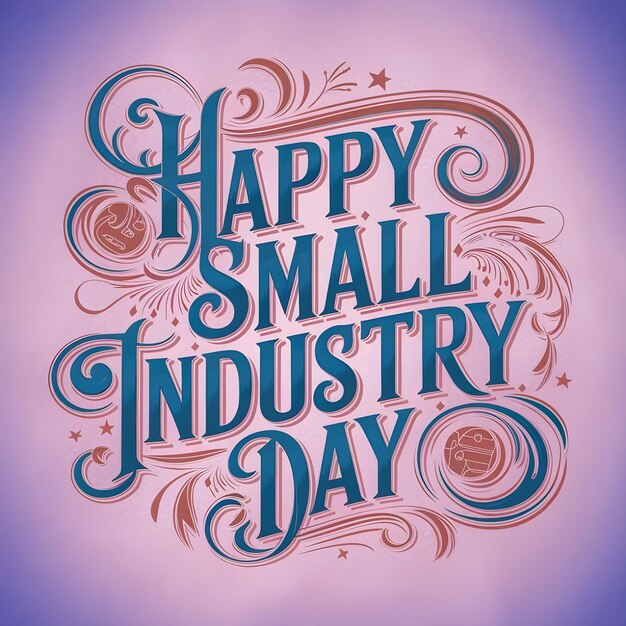 Photo small industry day illustration