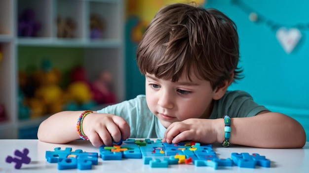 Small Kid Engaged in Toy Fun