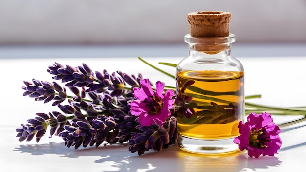 A small luxury Lavender Oil Natural Cosmetics for Relaxation and Beauty