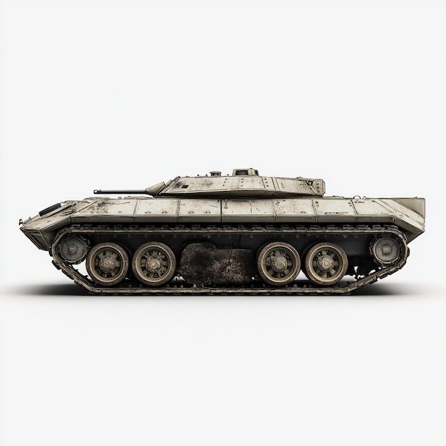 Photo a small model of a tank with the words war on it