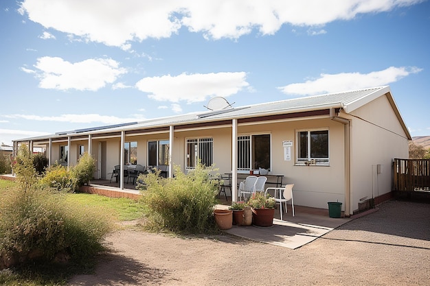 Small Private Clinic's Exterior in a Rural Setting