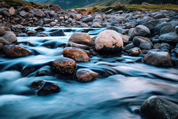 small river in the mountains