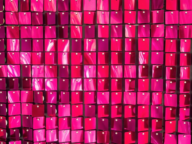 small square mosaic aluminum color backdrop