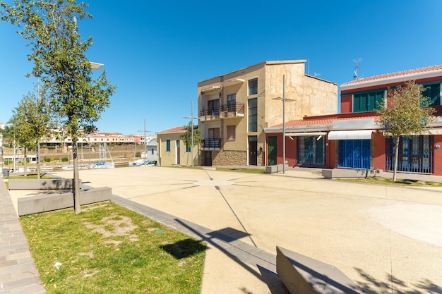 Small square in a village