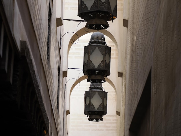 Small street in Fez medina (old town). Morocco.