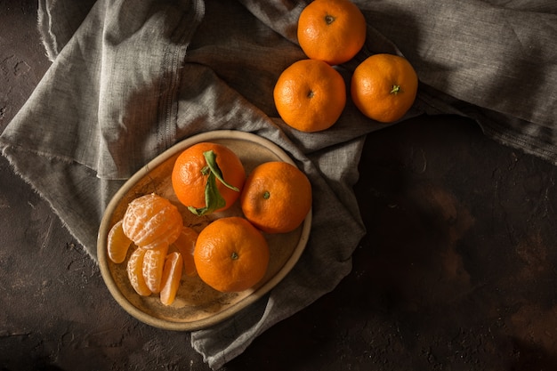 Small tangerines ecological 