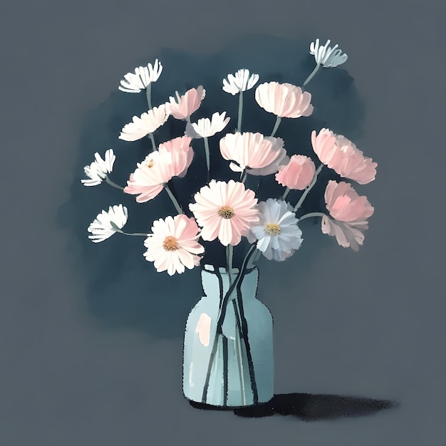 small vase of flowers