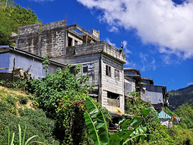 The small village in Banaue of Philippines