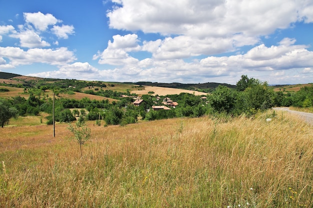 The small village in mountains of Bulgaria