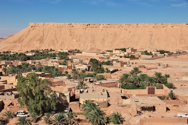 The small village in Sahara desert, Algeria