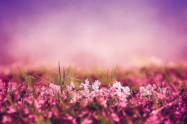 Small wildflower flowers of extraordinary beauty