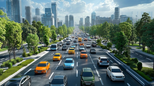 Smart Cities with AIPowered Traffic Optimization Urban areas where traffic flow is optimized by AI systems