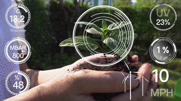 Smart digital agriculture technology by futuristic sensor data collection