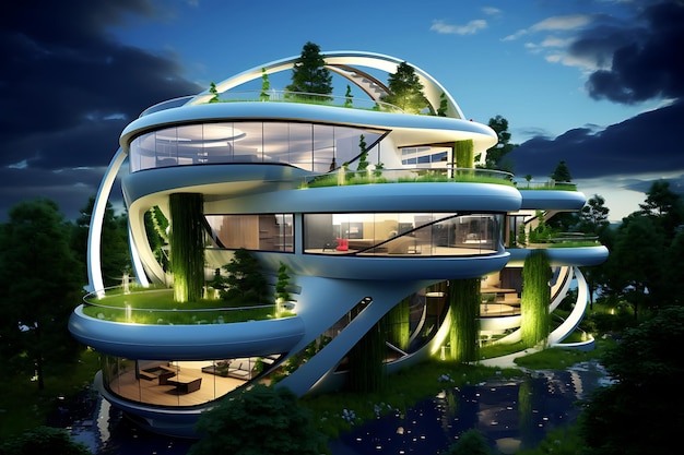 Smart and ecofriendly homesfuture vision vision city