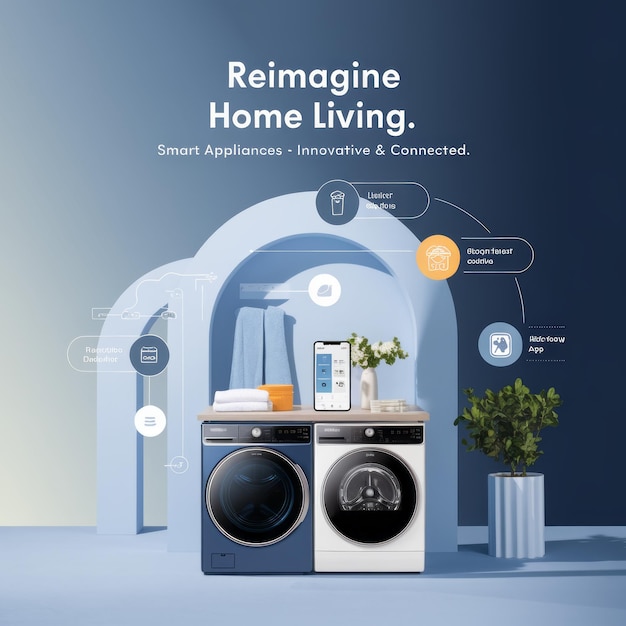 Smart home appliances social media design for efficient and convenient living