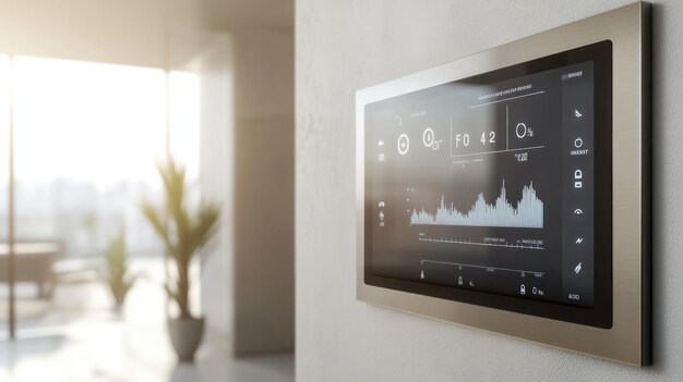 Photo smart home automation system with modern interface