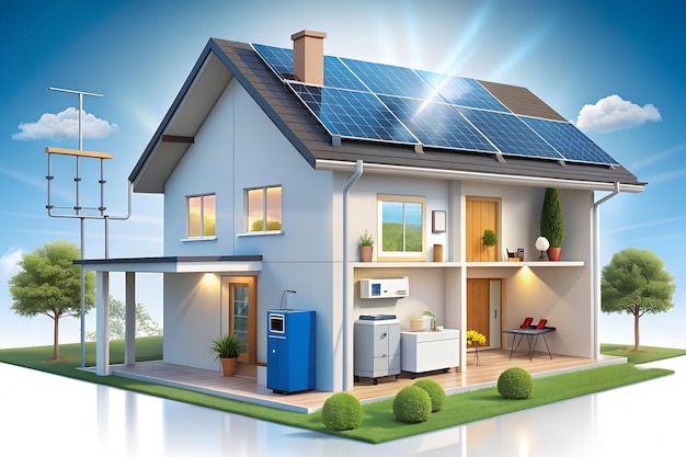 Smart Home Battery Packs Clean Energy Storage with Solar Backup