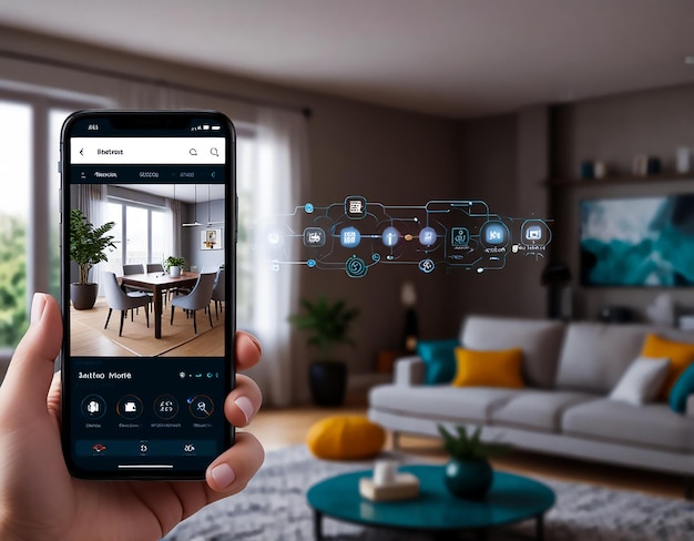 Smart Home Interface With Augmented Realty of IOT Object Interior Design