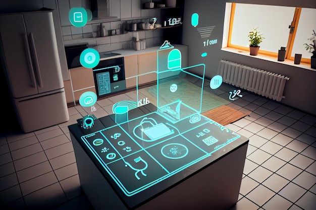 Smart Home Interface With Augmented Realty of IOT Object Interior Design