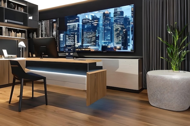 Smart Home office with AR and IOT technology