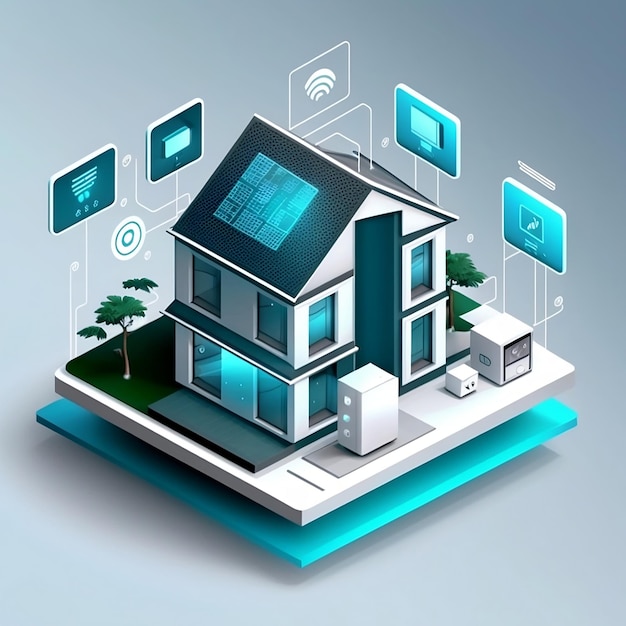 Smart Living The Modern and Efficient Home Systems of a Smart Building design with Ai