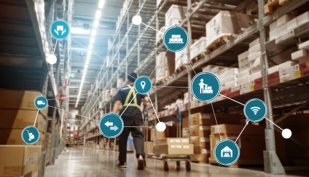 Smart warehouse management system with innovative internet of things technology