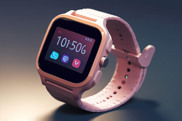 A Smart Watch that Says Mock Up on It