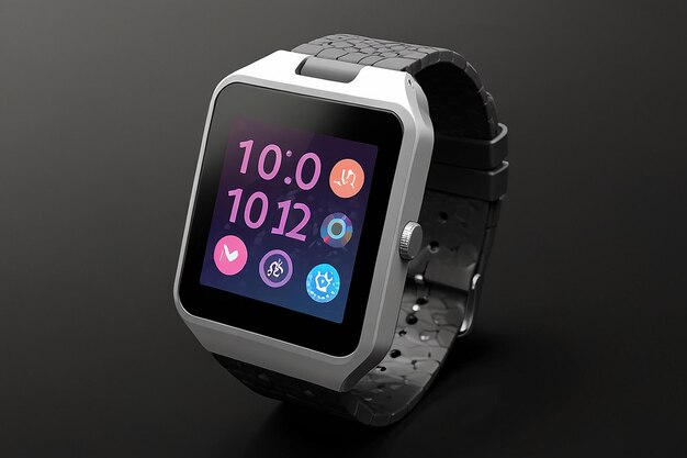 A Smart Watch that Says Mock Up on It