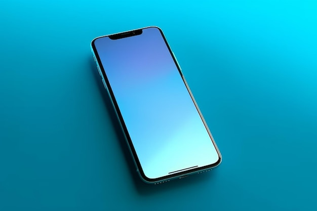 Smartphone mockup mobile Generate Ai