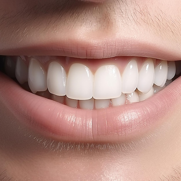 A smile of people with tooth