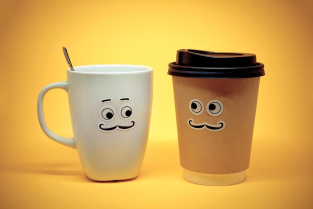 Smiley coffee cup