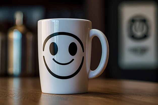 Photo smiley face mug