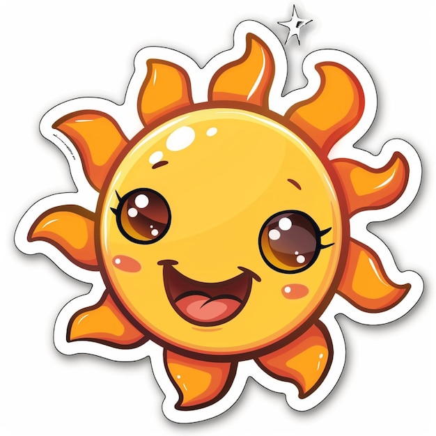 Photo smiley face sun