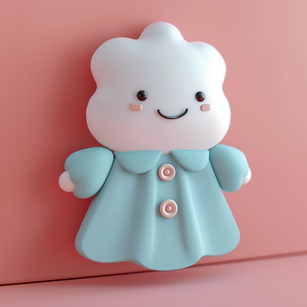 Smiling Cloud Brooch