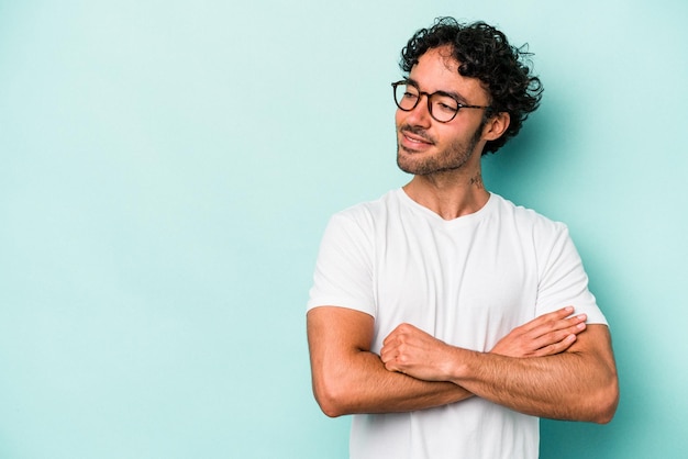 Smiling confident with crossed arms