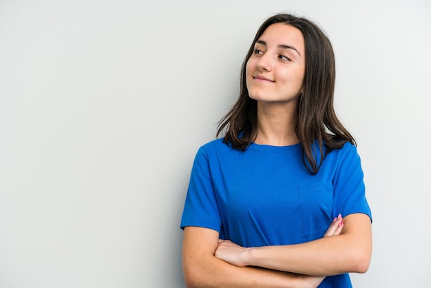 Smiling confident with crossed arms