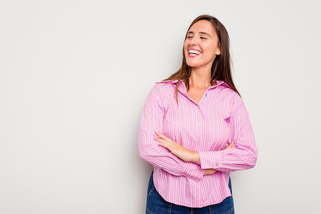 Smiling confident with crossed arms