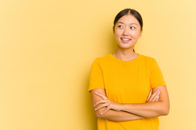 Smiling confident with crossed arms