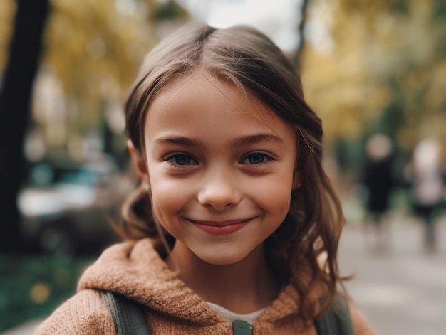 Smiling little girl Portrait