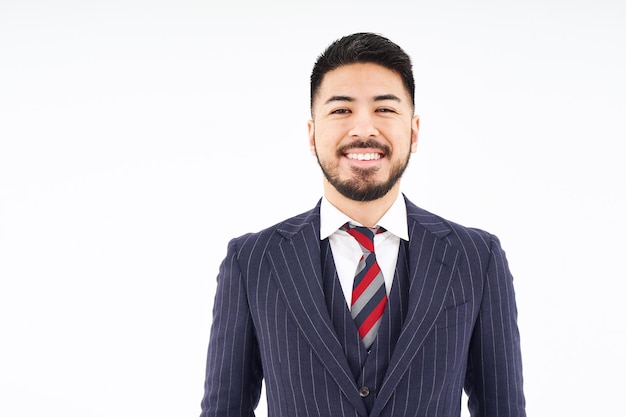 Smiling man in a suit