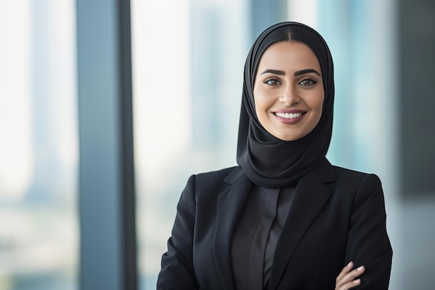 Smiling smile architecture headscarf