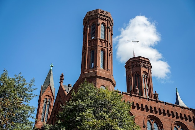 Smithsonian Castle Mall of washington dc building