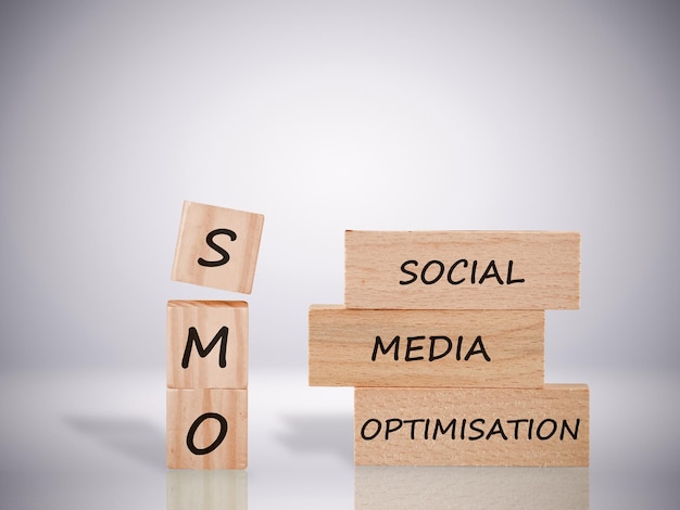 SMO social media optimization internet marketing and online marketing background