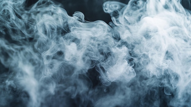 smoke on a black background with a black background