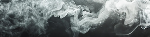 Photo smoke on a black background