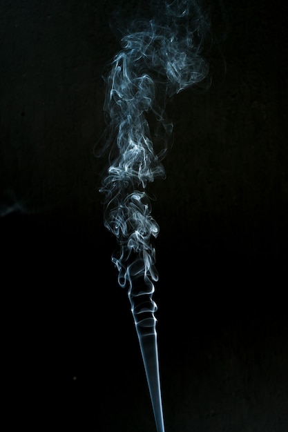 Smoke cloud with black background. fog texture