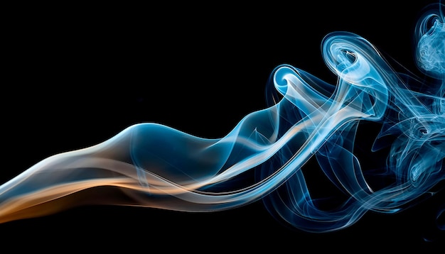 smoke on dark background