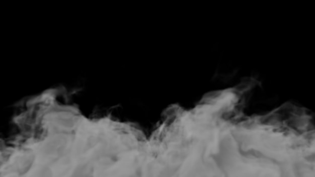 Smoke design on black background