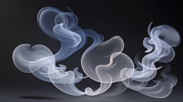 Smoke effects on transparent background