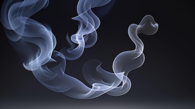 Smoke effects on transparent background